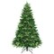 Flocked Artificial Christmas Tree with LED Lights and Pine Cones